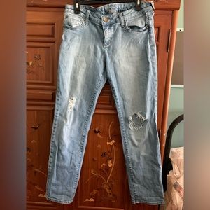 Kut From the Kloth Distressed Straight Leg Jeans